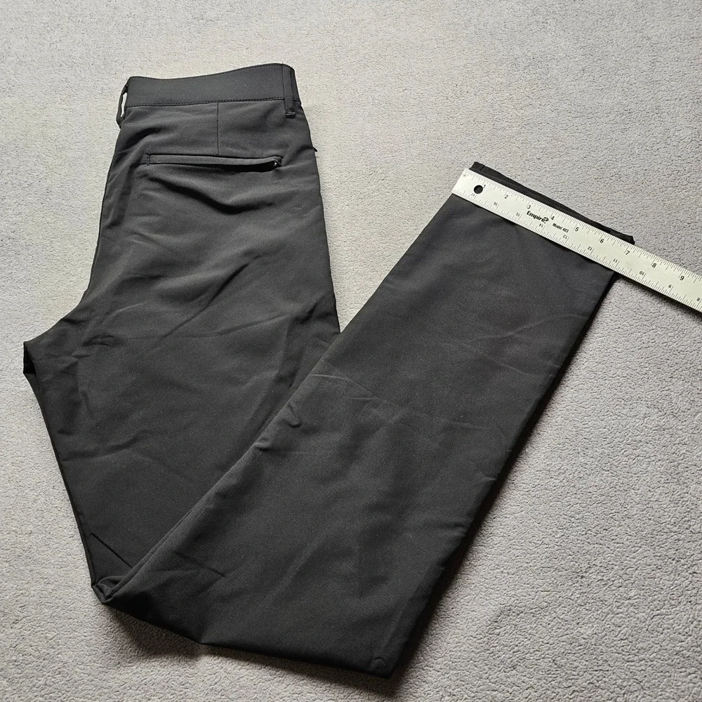 Banana Republic Performance Chino Pant Mens 32x34 Gray Golf Commuter 1557516